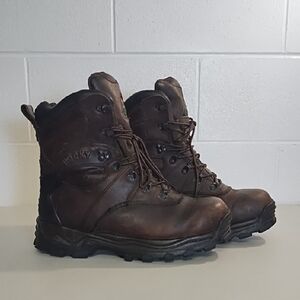 Rocky Utility Pro 600G Insulated Waterproof Work Boots Brown Leather Thinsulate